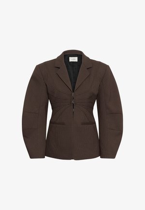 Gestuz, LAMIA BLAZER - Блейзър - slate black herringbone check