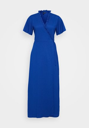 Vero Moda Tall, VMHAYA WRAP DRESS - Maxi-jurk - mazarine blue