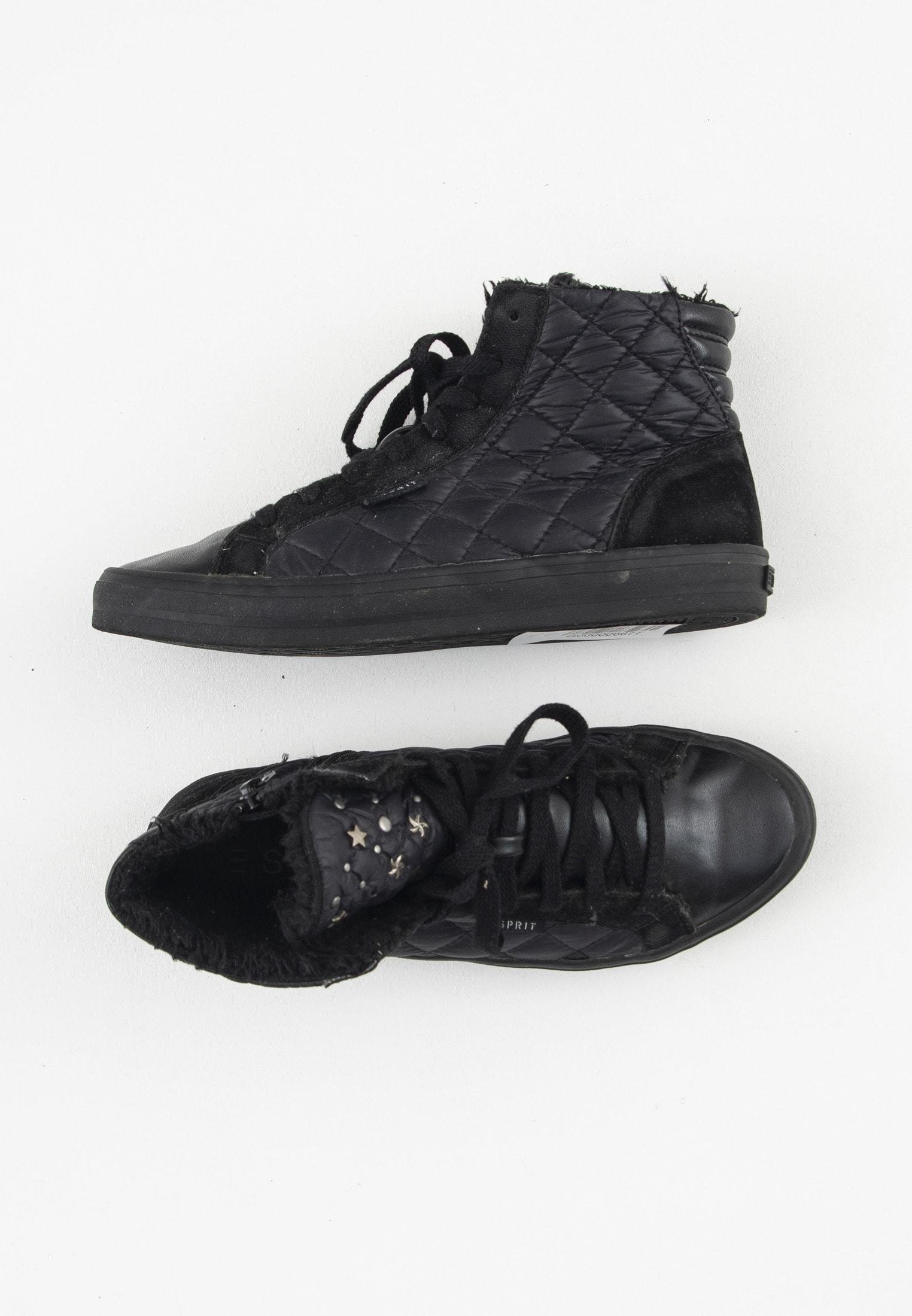 Esprit Sneakers hoog - black/Zwart - Zalando.nl
