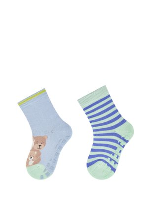 Sterntaler, ABS SOCKEN 2ER PACK BÄREN UND RINGEL UNISEX - Socken - marine