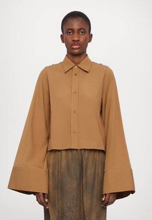 LONG SLEEVED SHIRT - Blus - tobacco