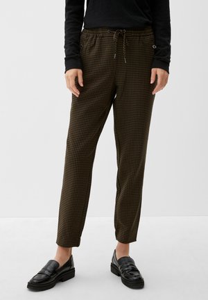 KARIERTE  - Pantalon classique - olivgrün