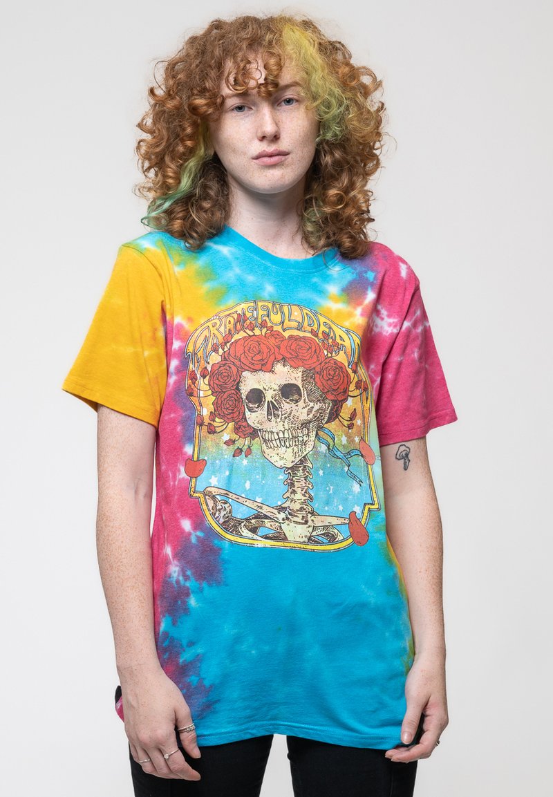 Paradiso Clothing GRATEFUL DEAD BERTHA FRAME DIP DYE - Print T-shirt - yellow