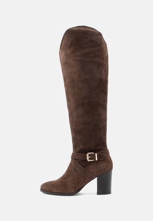 LEATHER - Saapad - dark brown