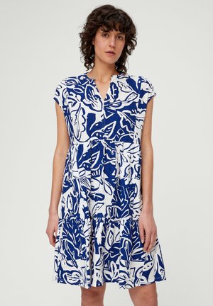 s.Oliver FLAMMGARNSTRUKTUR - Jerseyjurk - royalblau