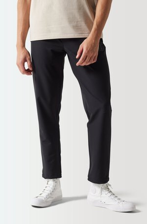 SLIM FIT  - Pantalones - black
