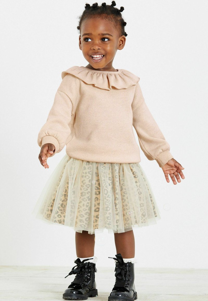 Next GLITTER COLLAR Jumper cream/offwhite Zalando.de