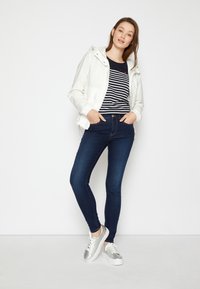TOM TAILOR DENIM NELA - Vaqueros pitillo - used dark stone blue