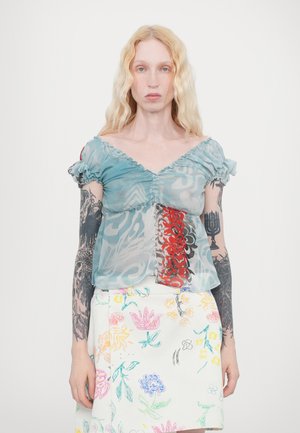 Paolina Russo BABBY DOLL  - Top - blue crush