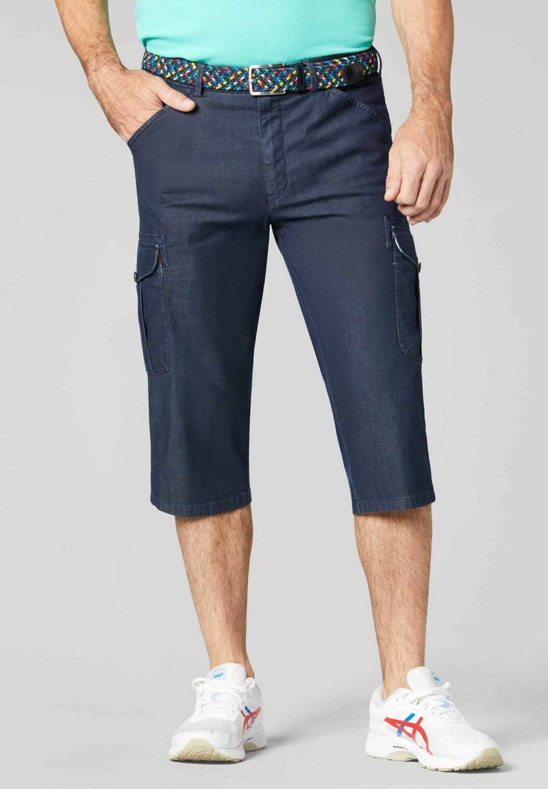 Meyer BERMUDA Denim shorts dunkelblau/dark blue Zalando.de