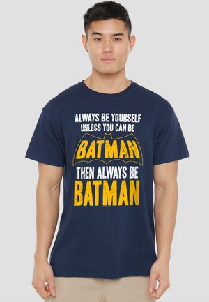Cotton Soul, BATMAN BE BATMAN - T-Shirt print - dark blue