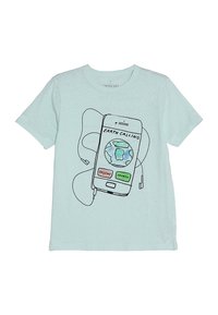 J.CREW Triko s potiskem - mint