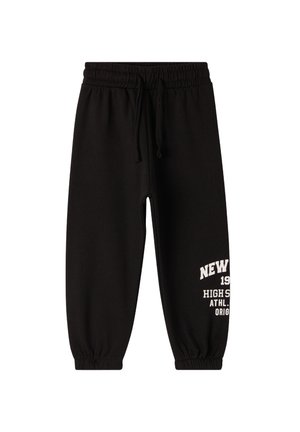 CON SCRITTA - Pantaloni sportivi - nero
