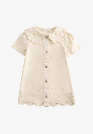 Marks & Spencer, BRODERIE COLLAR - Vestido camisero - light cream