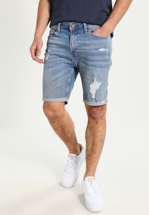 Jeans Shorts - destroyed denim