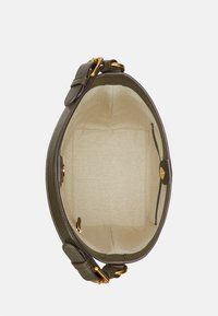 Lauren Ralph Lauren LEATHER MEDIUM WITLEY BUCKET BAG - Rokassoma - dark olive