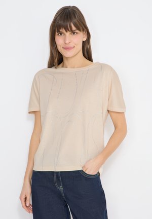MIT FOLIEN - T-Shirt print - beige