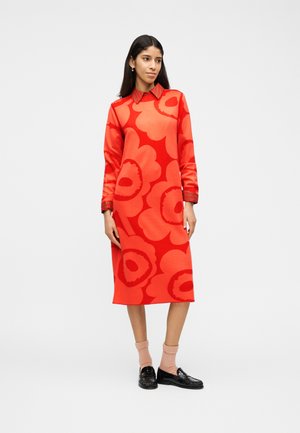ENNALLAAN UNIKKO KNITTED DRESS - Strickkleid - orange/red