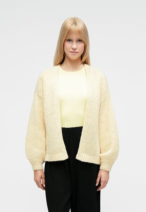 VMMAYBE LS OPEN NOOS - Cardigan - flan