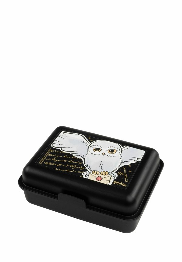 HARRY POTTER HEDWIG EULE MIT TRENNWAND – Brotdose – schwarz