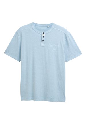 KURZARMSHIRT - Nyomott mintás póló - blau