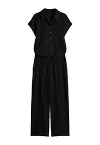 MID RISE CROPPED WIDE FIT CRASH - Jumpsuit - black