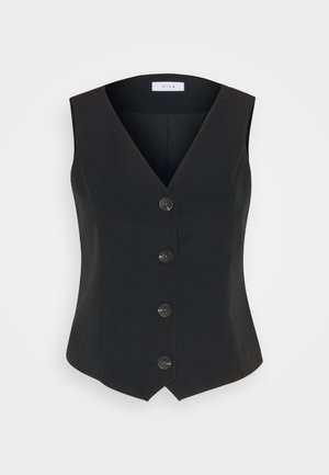 VILA VIKAROLINA VEST - Γιλέκο - black