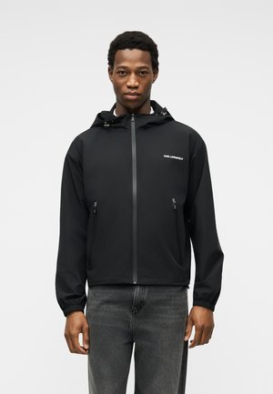 HOODED - Szabadtéri dzseki - black