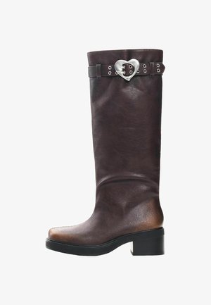 Desigual, Plateaulaarzen - brown