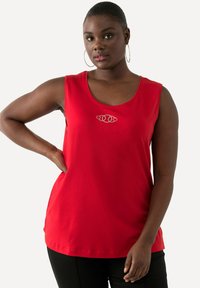 Ulla Popken PIMA  - Top - salsa