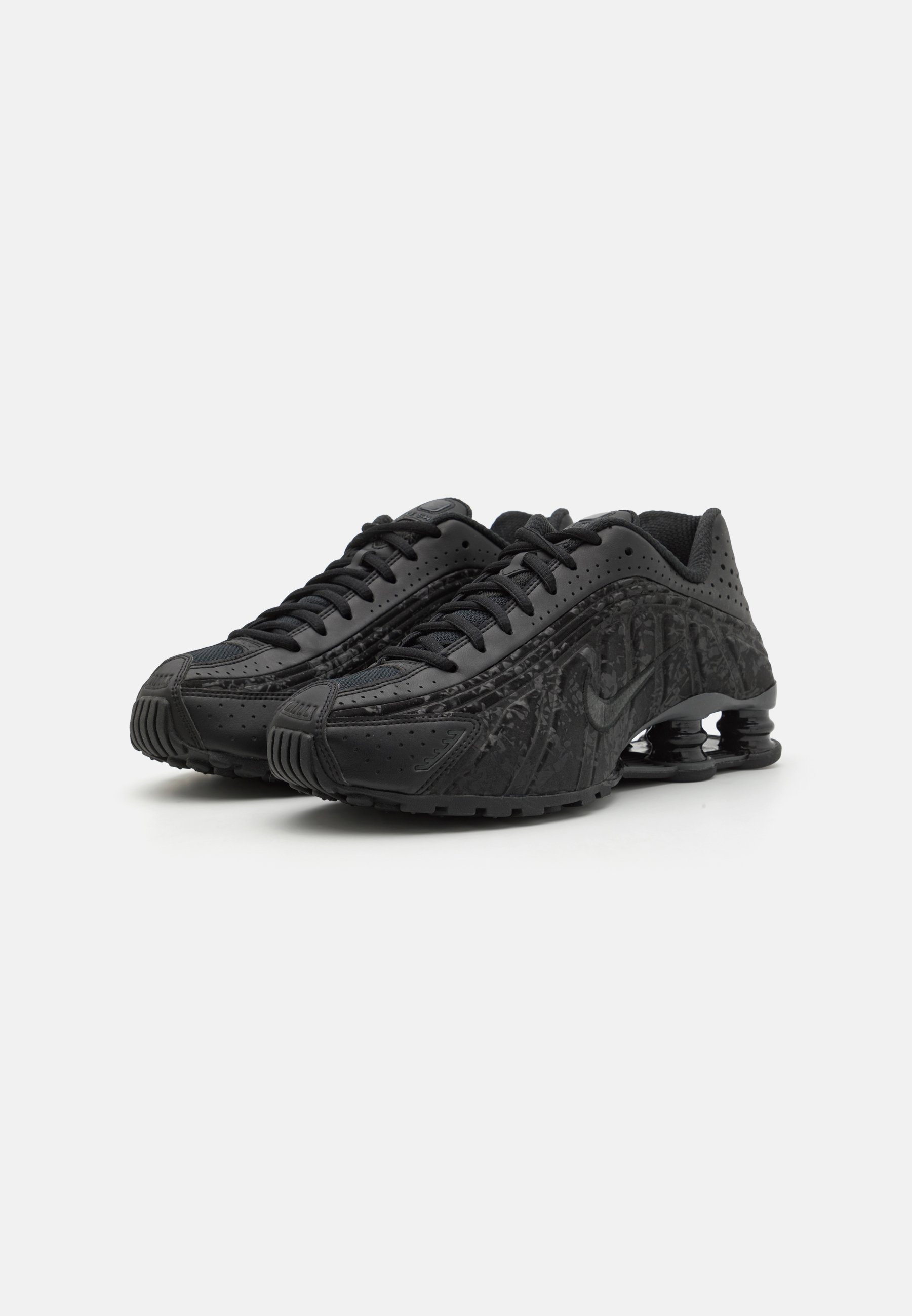 Nike Women's Shox R4 Dark Smoke Grey 26㎝ Nike Shox R4 Black-Dark Smoke Grey Floral HV0934-002 Women's