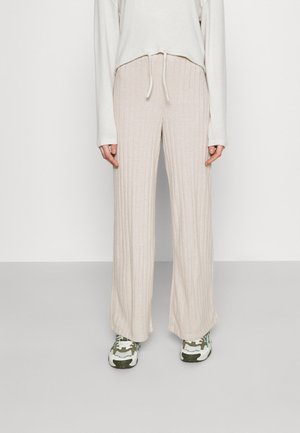 VMTILDA PANT - Trousers - creme brûlée melange