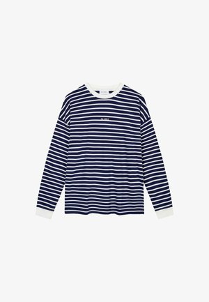 VENETIA STRIPED - Bluză cu mânecă lungă - blackberry
