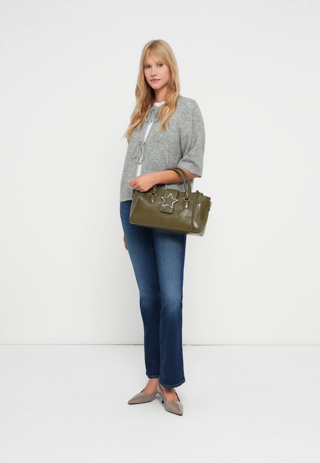 ONLSIMONI 2/4 BOW CARDIGAN KNT NOOS