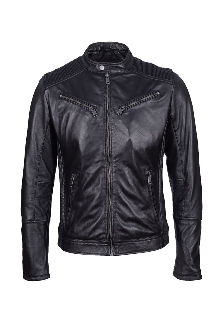 Le Temps Des Cerises LANDON Giacca di pelle black/nero