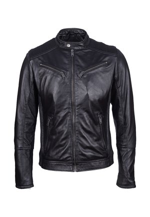 LANDON - Giacca di pelle - black