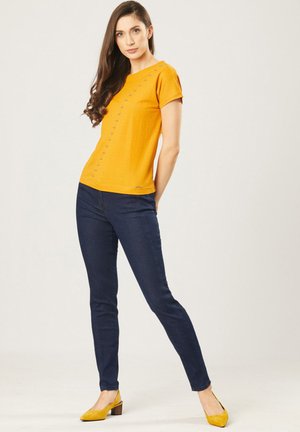 PERŁA - T-shirt print - yellow