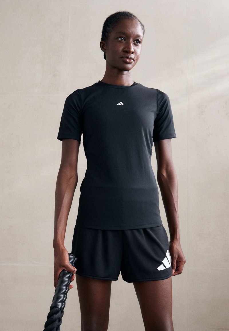 adidas Performance - TECHFIT - Bluză sport - black, Extindeți