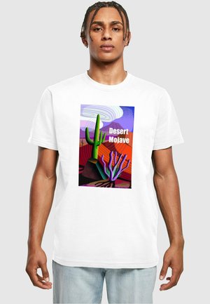 Mister Tee DESERT MOJAVE - T-shirt imprimé - white