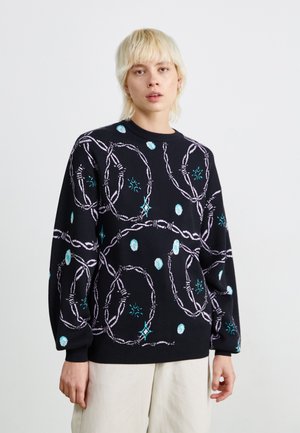 Santa Cruz LUCKY GEM CREW - Jumper - black