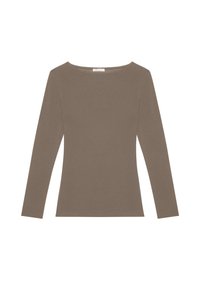 Langarmshirt - army green (plain)