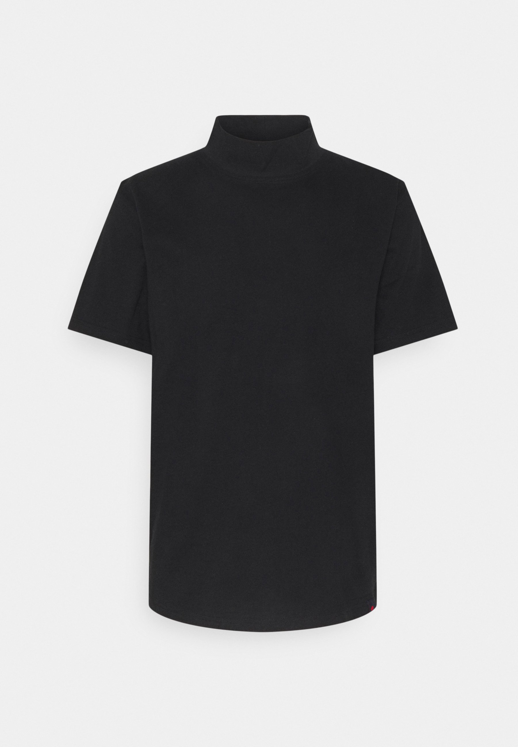 high collar tee shirt