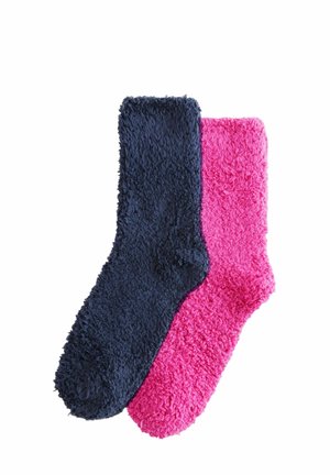 SUPER COSY ANKLE 2 PACK - REGULAR FIT - Socken - navy pink