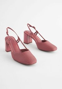 Next FOREVER COMFORT SQUARE TOE WEAVE - Klasszikus sarkú cipők - rose pink