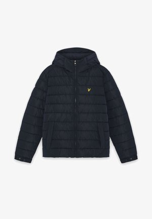 Lyle & Scott, HOODED QUILTED JACKET - Vinterjakker - dark navy