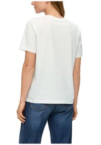 s.Oliver IM LOOSE FIT - T-Shirt basic - creme