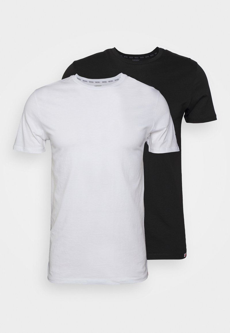 Diesel 2PACK UMTEE RANDAL TUBE Undershirt black & white/black