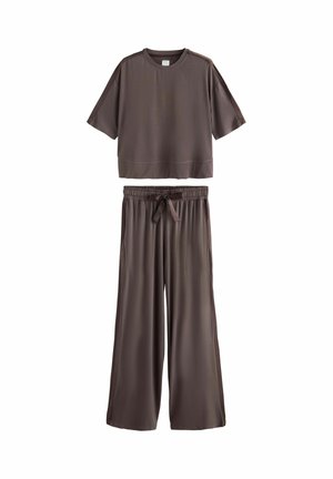 SET - Nachtwäsche Set - chocolate brown