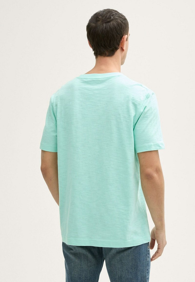 TOM TAILOR Camiseta estampada bright mint green/menta