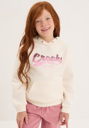 Jersey con capucha - creme